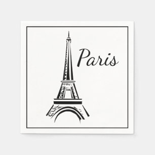 Paris Paper Napkins Servet