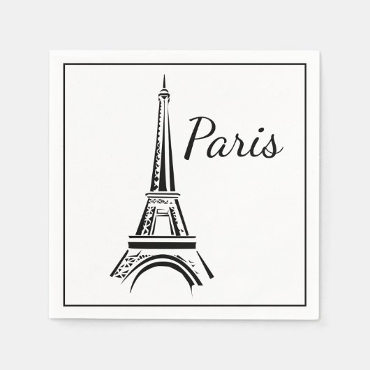 Paris Paper Napkins Servet (Voorkant)