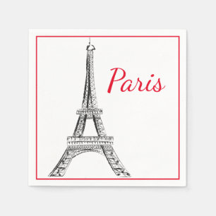 Paris Paper Napkins Servet