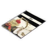 Paris Parfum Parfum Rozen Hakken & Lippenstift Notitieboek (Linkerzijde)