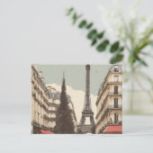 Paris (Parijs 9) Uitnodiging Briefkaart (Staand voorkant)