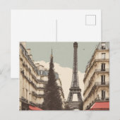 Paris (Paris 9) Uitnodiging Briefkaart (Voorkant / Achterkant)