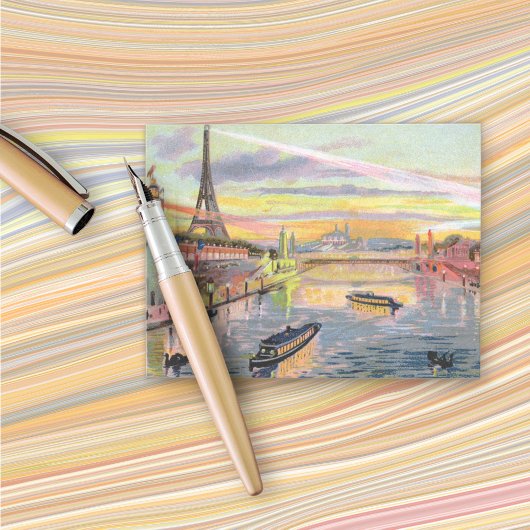 Paris Pastel Briefkaart