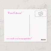 "Paris Patisseries" Briefkaart (Achterkant)