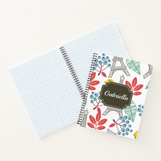 Paris Pattern Notitieboek (Binnen)