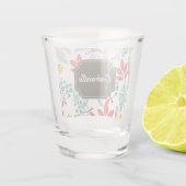 Paris Pattern Shot Glas (Achterkant)