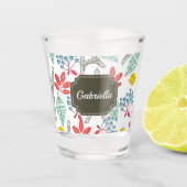 Paris Pattern Shot Glas (Voorkant)