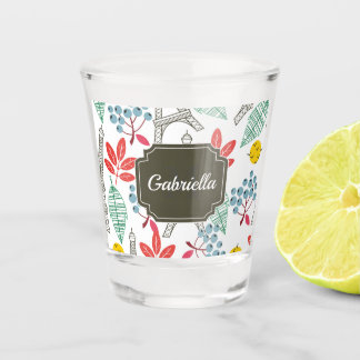 Paris Pattern Shot Glas