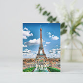 Paris Photo Vintage Briefkaart (Staand voorkant)