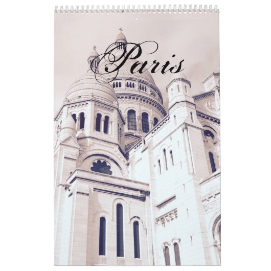 Paris Photography Montmartre Sacré-Coeur Fotokunst Kalender (Hoes)