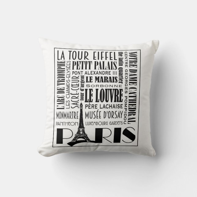Paris Pillow Kussen (Voorkant)