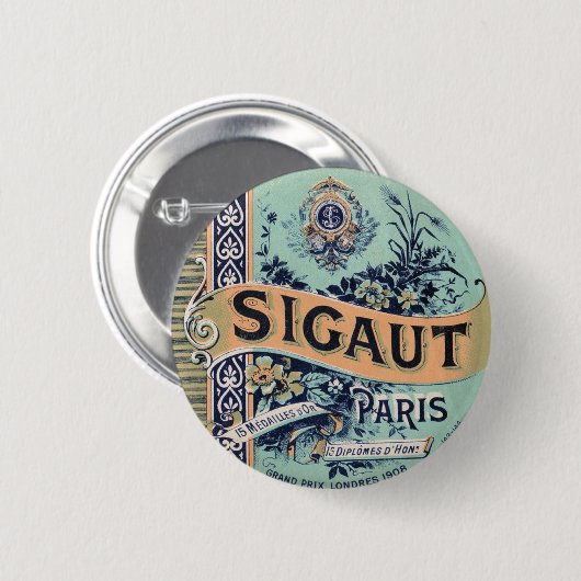 Paris Pin Ronde Button 5,7 Cm (Voorkant /achterkant)