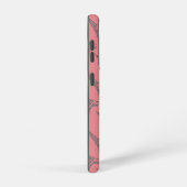 Paris Pink Eiffel Tower Samsung Galaxy Hoesje (Rechterkant)