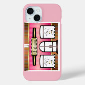 Paris Pink French Patisserie Case-Mate iPhone Case (Achterkant)
