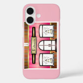 Paris Pink French Patisserie Case-Mate iPhone Case (Achterkant)