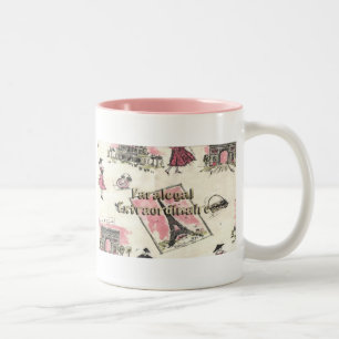 PARIS-PINK-PARALEGAL TWEEKLEURIGE KOFFIEMOK