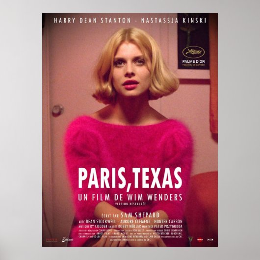Paris Pink Texas Poster (Voorkant)
