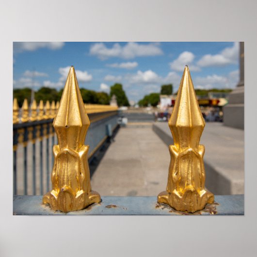 Paris Place de la Concorde Poster (Voorkant)