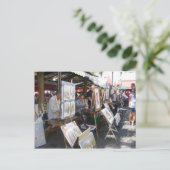 Paris - place du Tertre-Montmartre - Briefkaart (Staand voorkant)