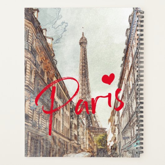 Paris Planner (Achterkant)