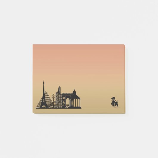 Paris' poedelnotities post-it® notes (Voorkant)