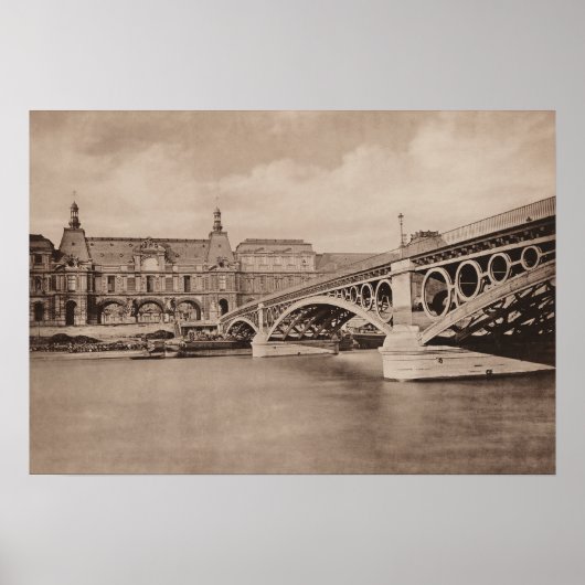 Paris Pont Bridge Poster (Voorkant)