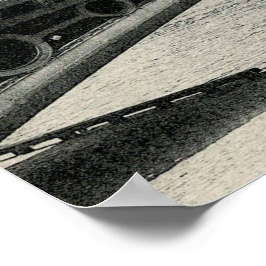 Paris Pont Bridge Poster (Hoek)