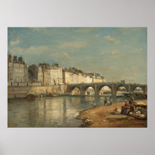 Paris Pont Bridge -  Poster