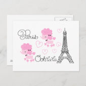 Paris Poodles Briefkaart (Voorkant / Achterkant)