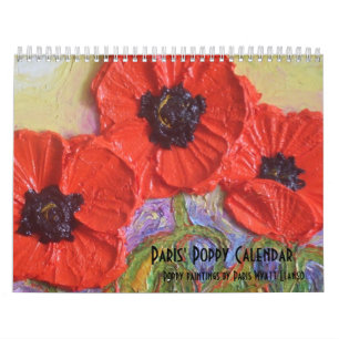 Paris' Poppy Calendar Kalender