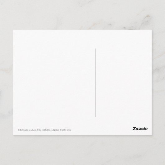 Paris Post Card, Arc de Triomphe, B&W Briefkaart (Achterkant)