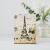 PARIS POST CARD BRIEFKAART (Staand voorkant)