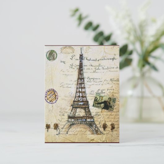 PARIS POST CARD BRIEFKAART (Staand voorkant)