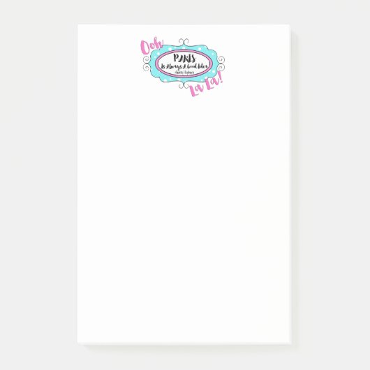 "Paris" Post-it Notes (Voorkant)