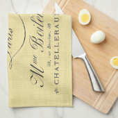  Paris Post Roze Roses Theedoek (Quarter Fold)