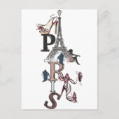 PARIS POSTALE KAART (Voorkant)