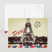 Paris Postcard Briefkaart (Voorkant / Achterkant)
