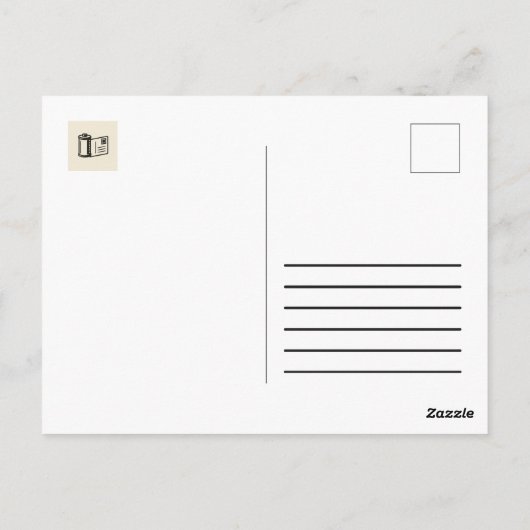 Paris Postcard Briefkaart (Achterkant)