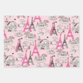 Paris Promenade Inpakpapier Vel (Voorkant 2)