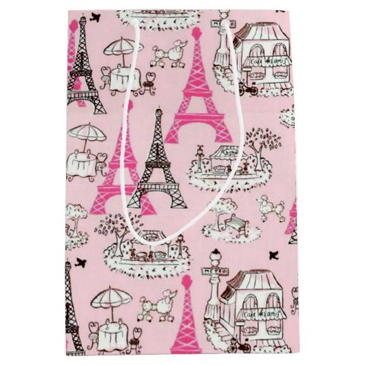 Paris Promenade Medium Cadeauzakje (Voorkant)