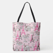 Paris Promenade Tote Bag (Achterkant)