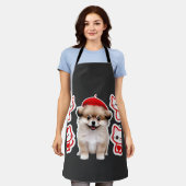Paris Pup & Kitty Crew � Cute Beret Hond en Kat Schort (Gedragen)