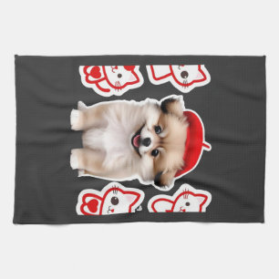 Paris Pup & Kitty Crew � Cute Beret Hond en Kat Theedoek