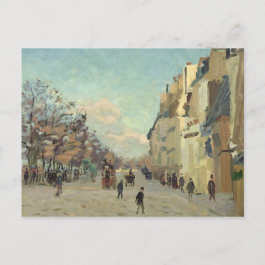 Paris, Quai de Bercy, Snow Effect, c.1873-74 Briefkaart (Voorkant)