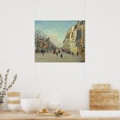 Paris, Quai de Bercy, Snow Effect, c.1873-74 Poster (Keuken)