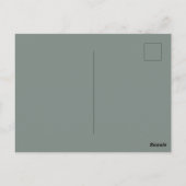Paris Rain Glossy Briefkaart voor speciale boodsch (Achterkant)