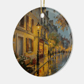 Paris Rainy Street Ornament (Links)