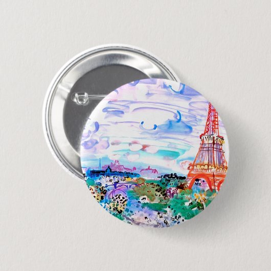 Paris Raoul Dufy Button (Voorkant /achterkant)