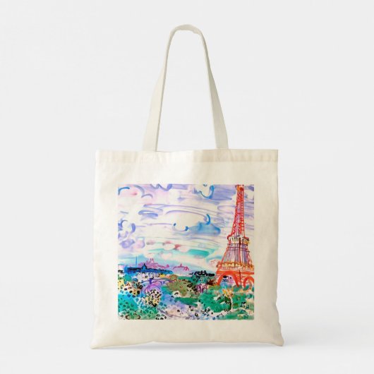 Paris Raoul Dufy Canvas tas (Achterkant)