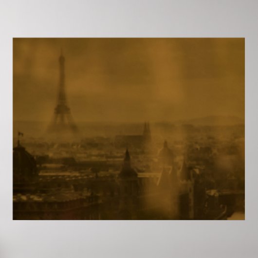 Paris-reflectie Poster (Voorkant)